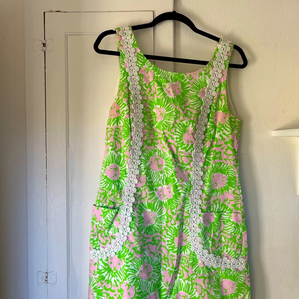 Lilly Pulitzer lion sun dress with pockets